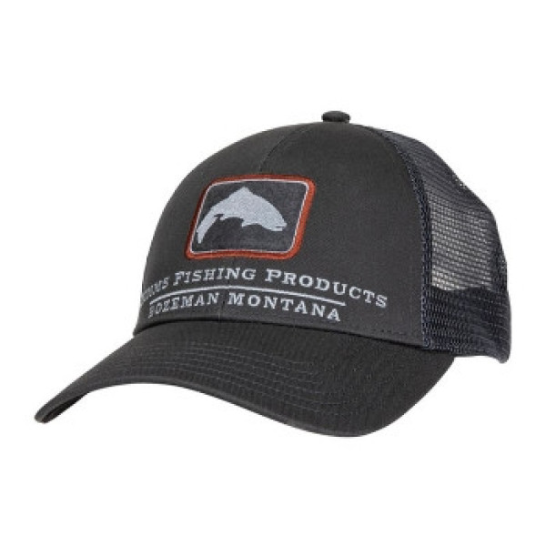 Simms Trout Icon Trucker Carbon Cap