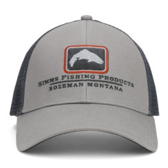 Simms Trout Icon Trucker Cinder Cap