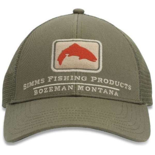 Кепка Simms Trout Icon Trucker Riffle Green
