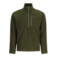 Simms Rivershed Half Zip Riffle Heather XL