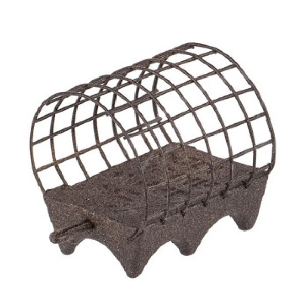 Кормушка Brain River с грунтозацепами M 90g ц:коричневый