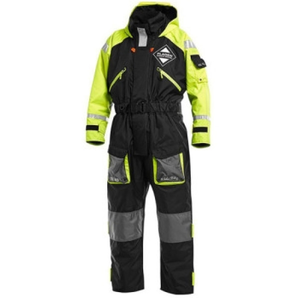Костюм-поплавок Fladen Floatation Suit 845XY Black/Yellow XXL