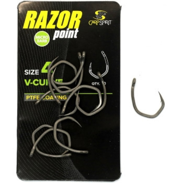 Крючки Carp Spirit H V-Curve S4 X10