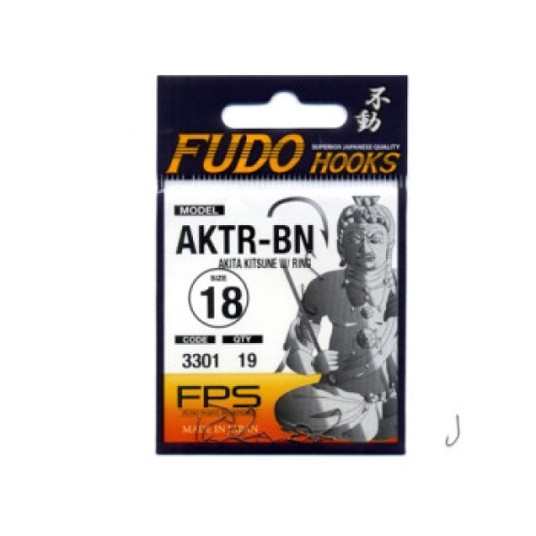 Fudo Akita Kitsune Hooks W/Ring 18