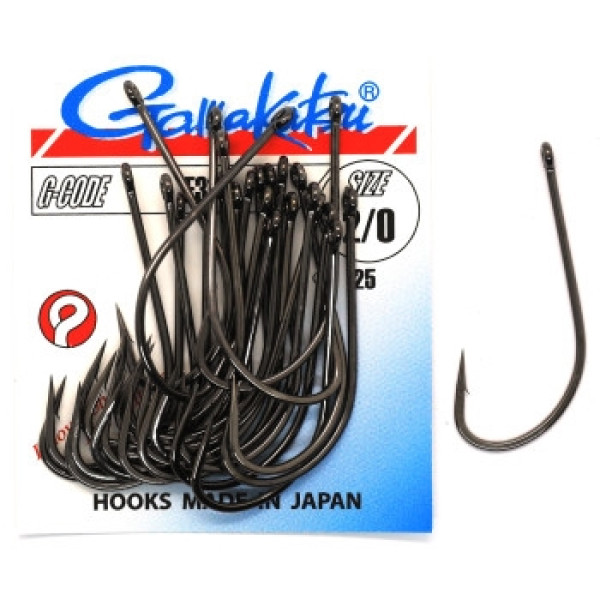 Гачок Gamakatsu F314 Black #2/0 25шт
