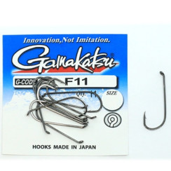 Гачок Gamakatsu F11 N/L Black #4 11шт