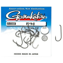 Гачок Gamakatsu F11 N/L Black #12 12шт