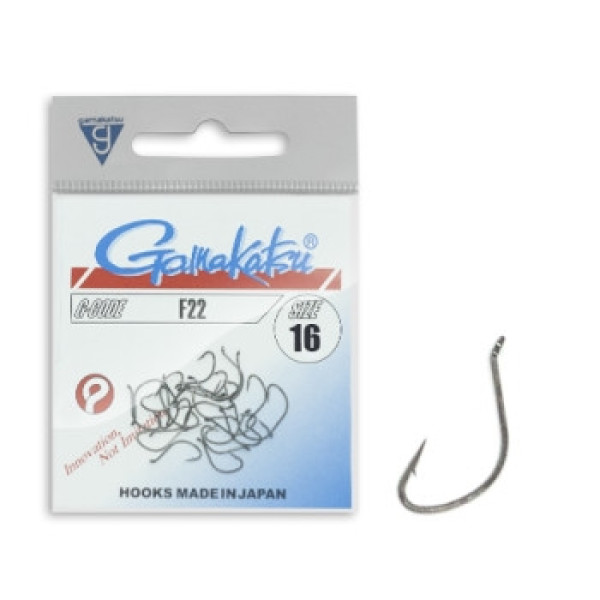 Гачок Gamakatsu F22 Black #16 25шт