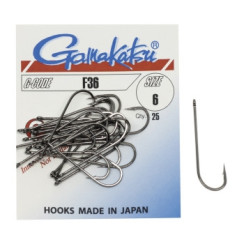 Гачок Gamakatsu F36 Black #6 25шт