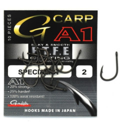 Hook Gamakatsu A1 G-Carp Specialist PTFE coating Gray #2 10pcs