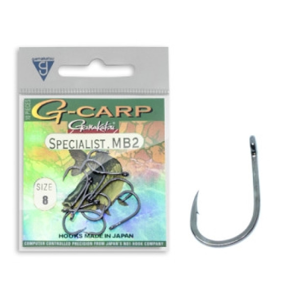 Крючок Gamakatsu G-Carp Specialist Black #8 10шт