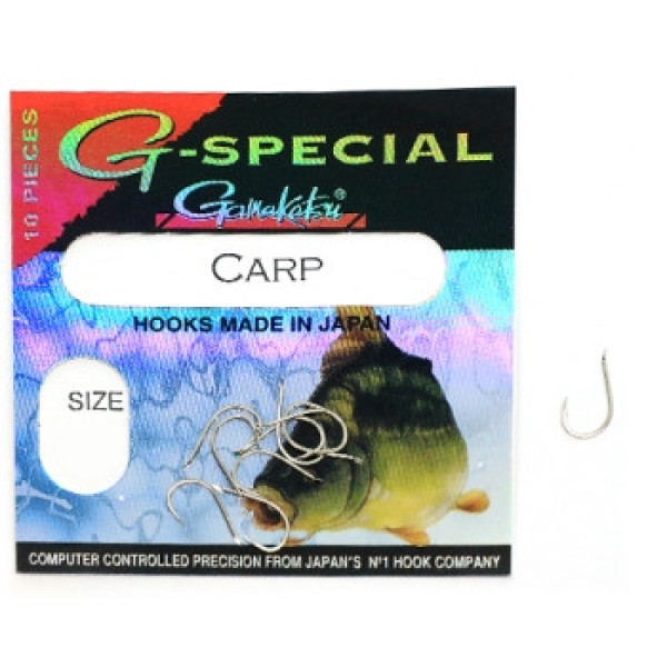 Гачок Gamakatsu G-Special Carp Nickel #16 10шт