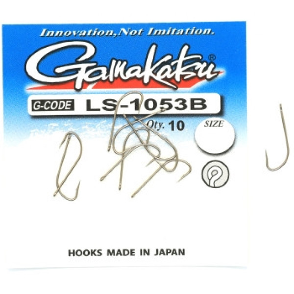 Gamakatsu LS-1053B N/L Bronze Hook #16 10 pcs