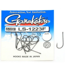 Гачок Gamakatsu LS-1223F N/L Black #6 13шт