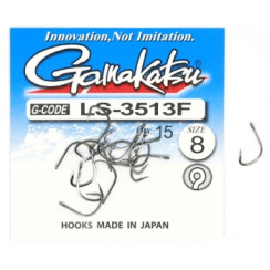 Hook Gamakatsu LS-3513F N/L Black #8 13pcs