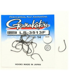 Гачок Gamakatsu LS-3513F N/L Black #4 15шт