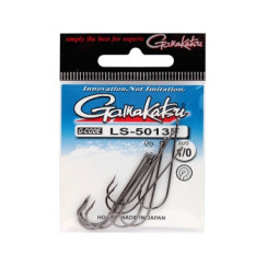 Гачок Gamakatsu LS-5013F Black #1/0 10шт
