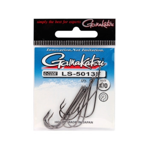 Гачок Gamakatsu LS-5013F Black #1/0 10шт