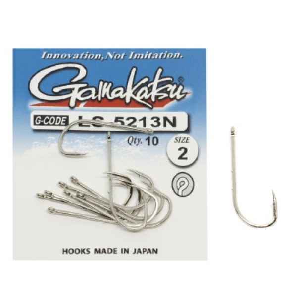 Gamakatsu LS-5213N N/L Nickel Hook #1 9 pcs