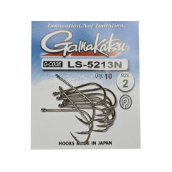 Gamakatsu LS-5213N N/L Nickel Hook #2, 10 pcs.