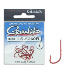 Гачок Gamakatsu LS-5260R N/L Red #6 11шт