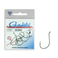 Gamakatsu LS-5314F Black #4 Hook, 10 pcs.