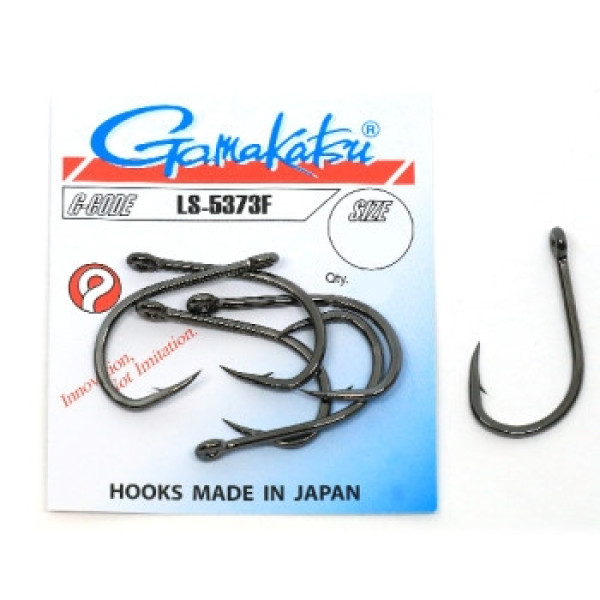Gamakatsu LS-5373F Black #4/0 Hook, 6 pcs.