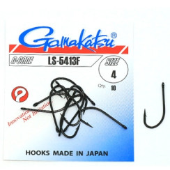 Гачок Gamakatsu LS-5413F Black #4 10шт