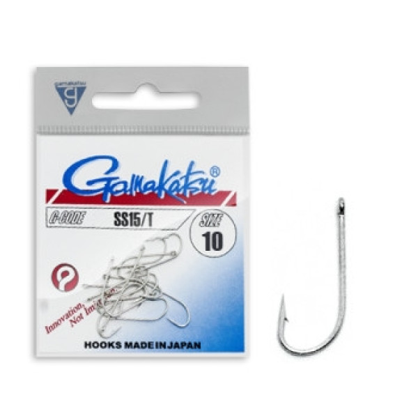 Gamakatsu SS15/T Tinned Hook #10 15 pcs