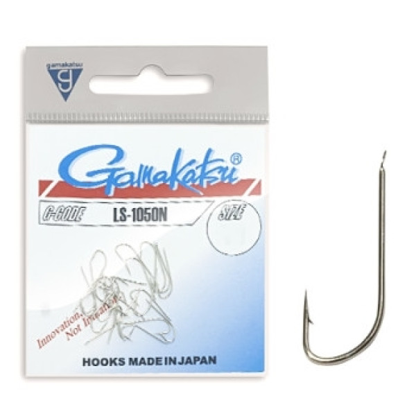 Крючок Gamakatsu V-Head LS-1050N Nickel #16 15шт 