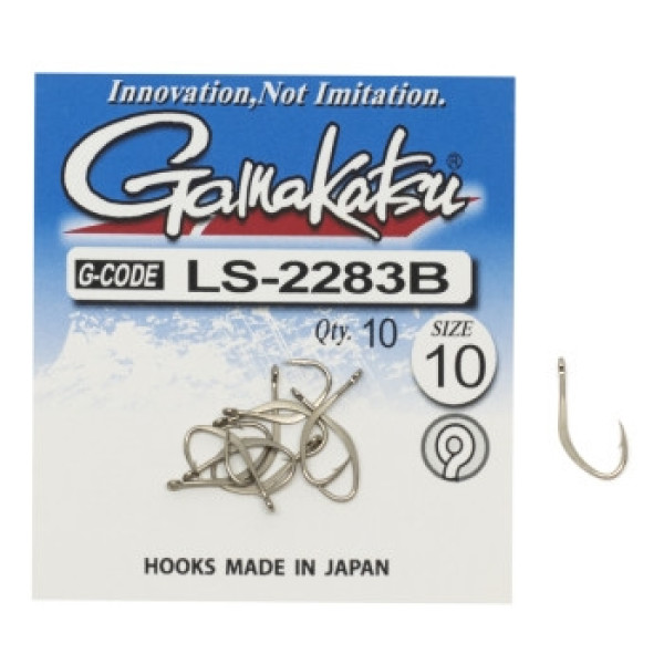 Гачок Gamakatsu LS-2283B N/L Bronze #10 10шт