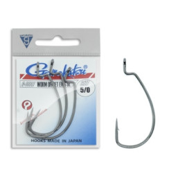Gamakatsu offset hook Worm Offset EWG NS Black #5/0 5pcs