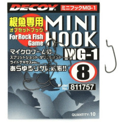 Decoy Mini Hook MG-1 8, 10 pcs.