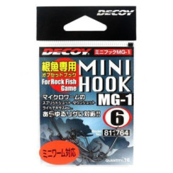 Decoy Mini Hook MG-1 6, 10 pcs.