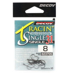 Decoy Single Hook 31 8, 10 pcs