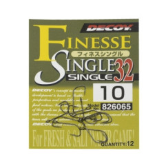 Decoy Single Hook 32 10, 12 pcs