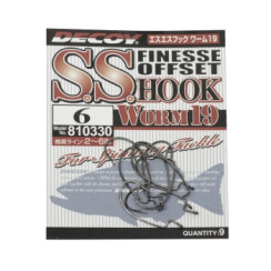 Крючок Decoy Worm 19 S.S. Hook 6, 9шт