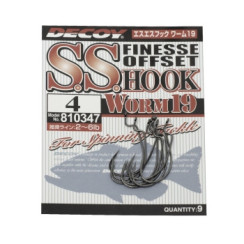 Крючок Decoy Worm 19 S.S. Hook 4, 9шт