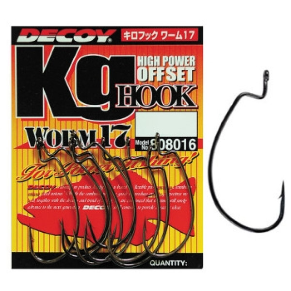 Decoy Worm 17 Kg Hook 2/0, 8 pcs