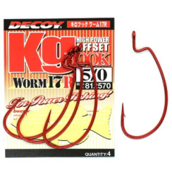 Decoy Worm 17R Kg Hook R #5/0 4 pcs/pack