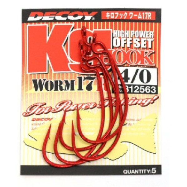 Decoy Worm 17R Kg Hook R #4/0 5 pcs/pack
