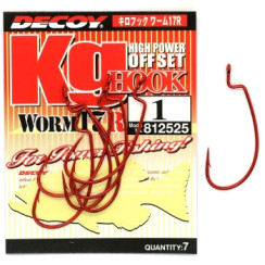 Decoy Worm 17R Kg Hook R #1 7 pcs/pack