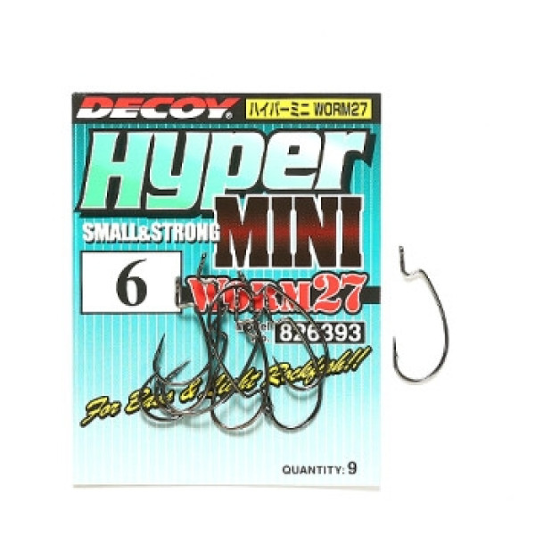 Гачок Decoy Worm27 Hyper Mini #6 (9 шт/уп)
