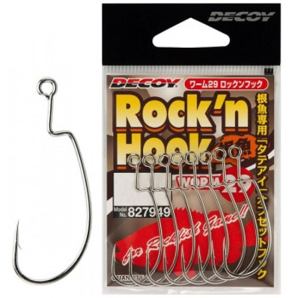 Крючок Decoy Worm29 Rockn Hook #2/0 (7 шт/уп)