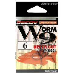 Крючок Decoy Worm 9 Upper Cut 6, 9шт