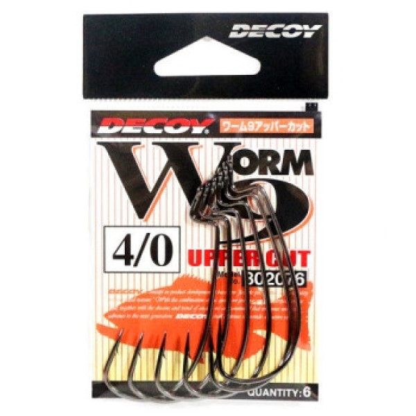 Крючок Decoy Worm 9 Upper Cut 4, 9шт
