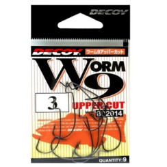 Крючок Decoy Worm 9 Upper Cut 3, 9шт