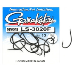 Гачок Gamakatsu LS-3020F N/L Black #2 13шт