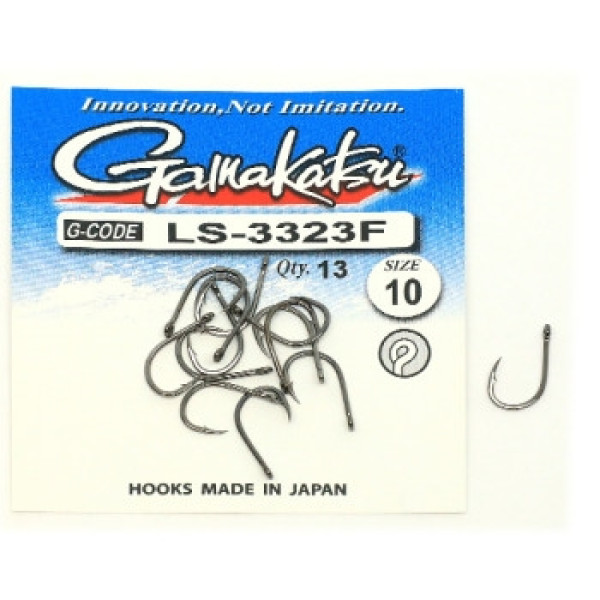 Гачок Gamakatsu LS-3323F N/L Black #10 13шт