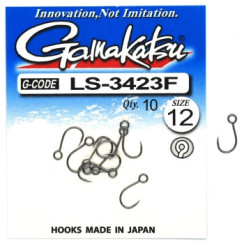 Гачок Gamakatsu LS-3423F N/L Black #12 10шт